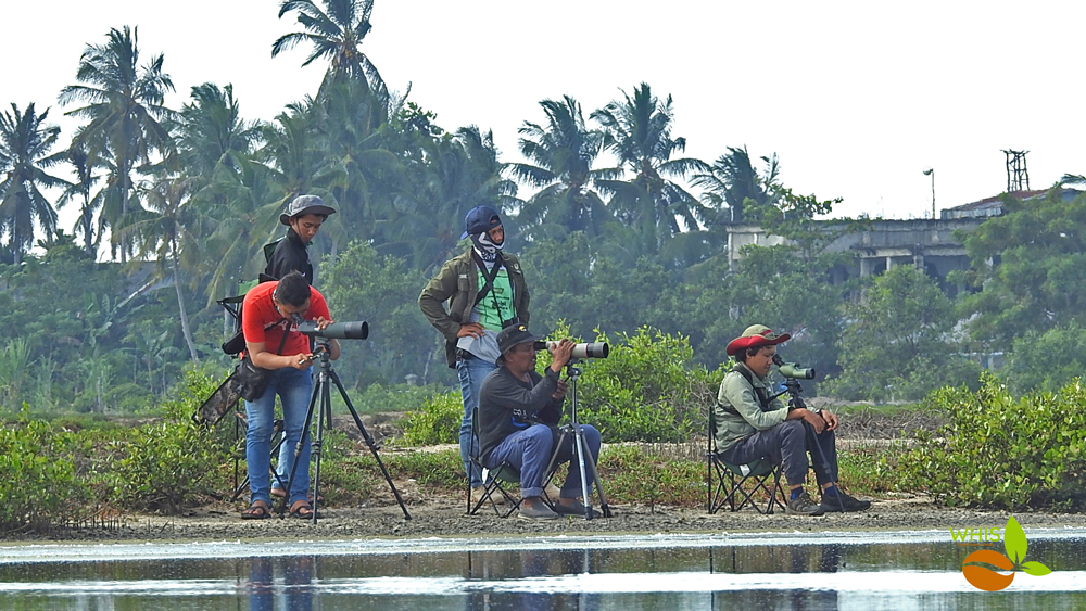 Scanning on the Ulee Matang Fishpond small