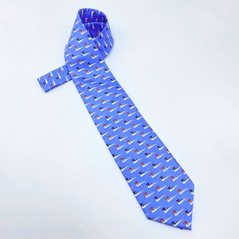 中華秋沙鴨領帶 Scaly-sided Merganser Necktie (公價 Fixed price)