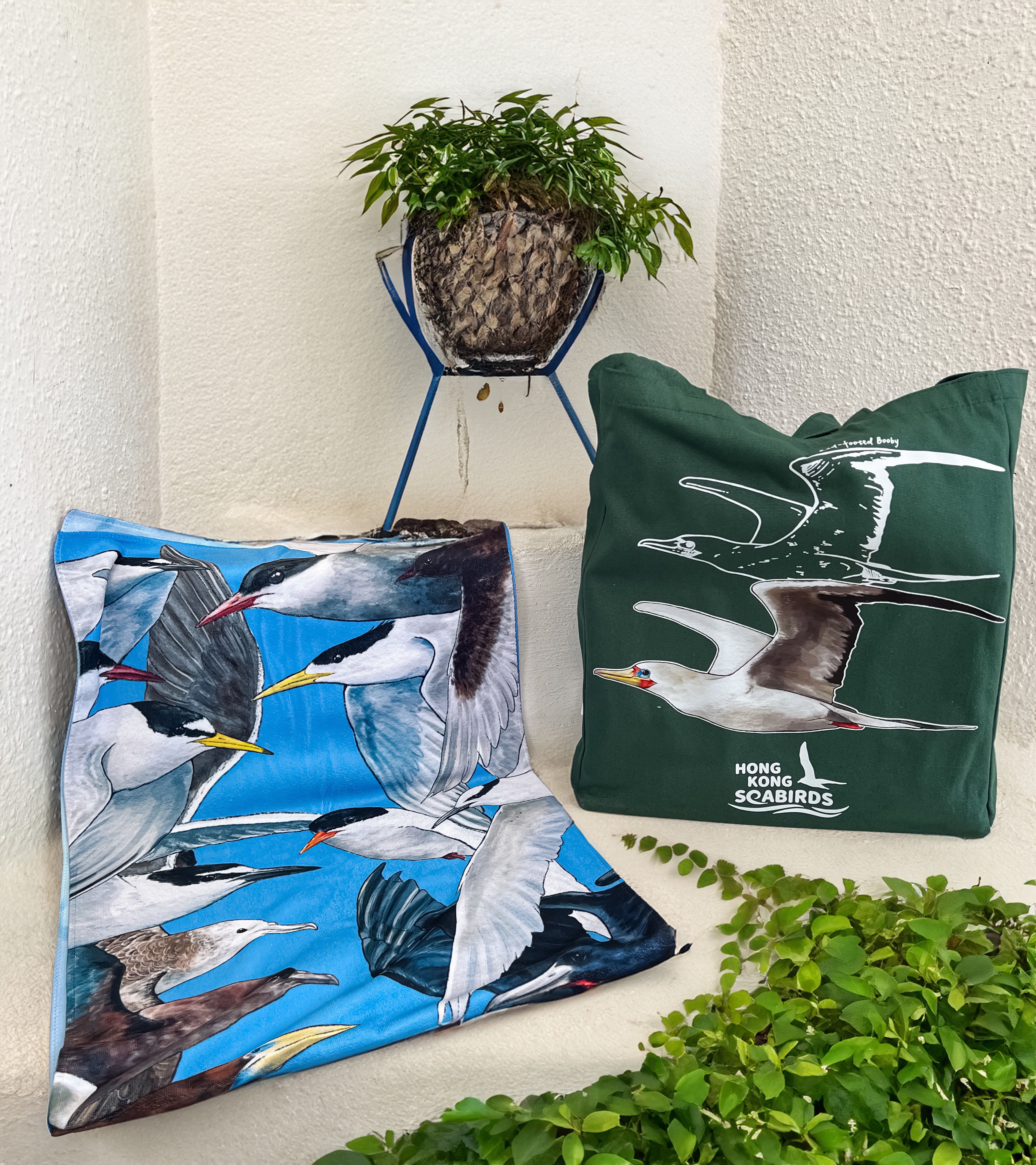 集合吧海鳥！海鳥文創套裝 Seabird Tote Bag and Towel Set
