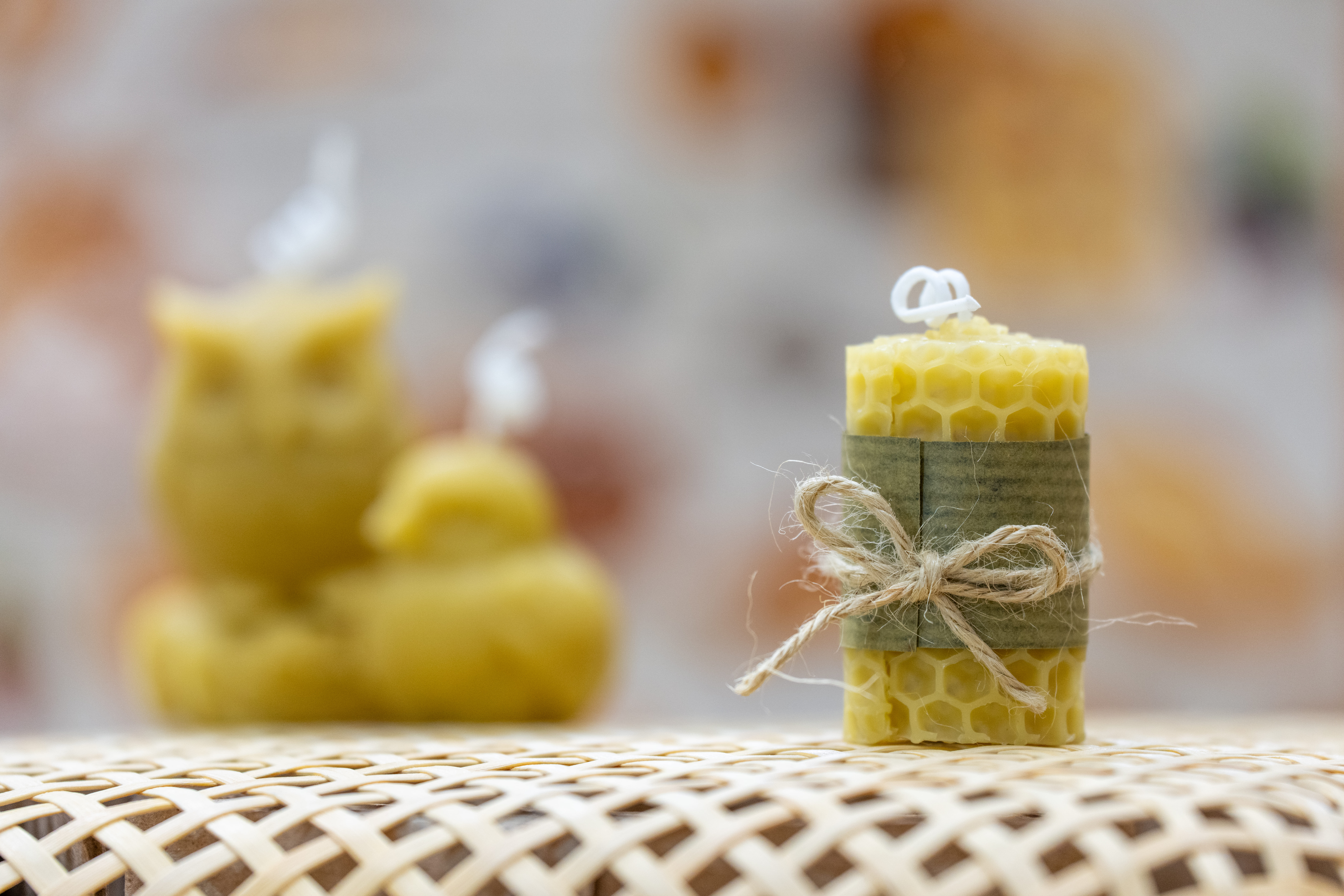 【魚塘蜜語】蜂蠟卷蠟燭 Beeswax Rolled Candle [2024年版] 