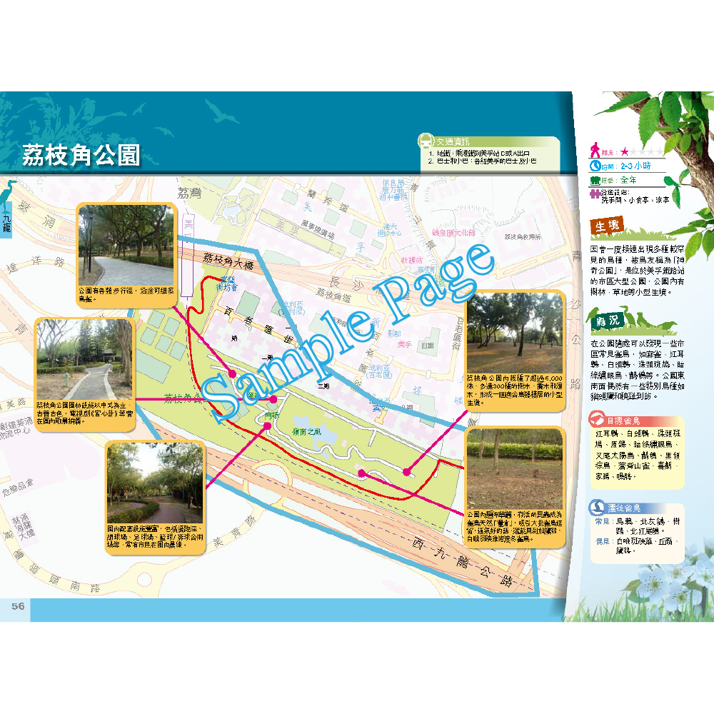 香港觀鳥地圖
