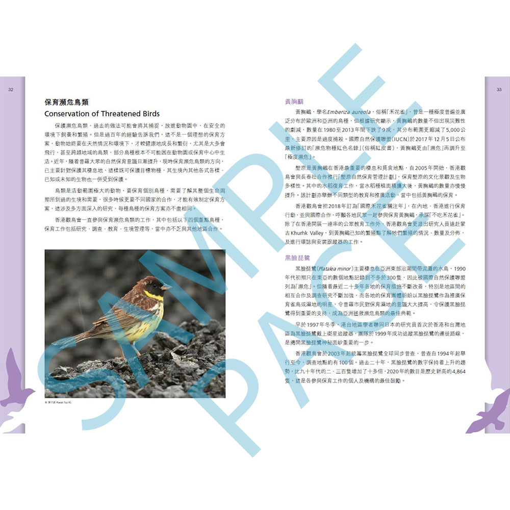 觀鳥系列02：香港觀鳥全圖鑑 A Photographic Guide to the Birds of Hong Kong 2