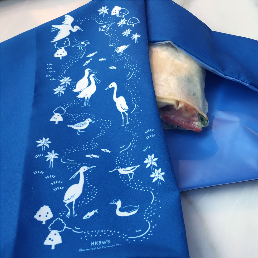 Roll'eat 環保麵包袋 - 魚塘雀鳥限量版 Birds in Fishpond Eco-Wrap (公價 Fixed Price)